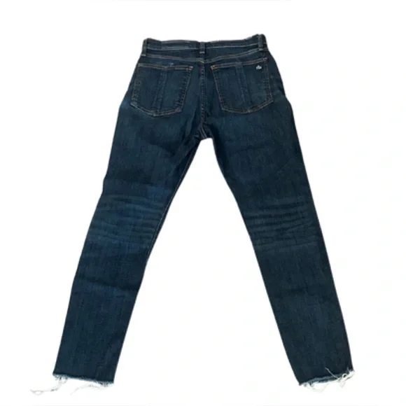 Rag & bone Nina High Rise Ankle Skinny Jeans | Kayt (Blue Wash) | Size 29 - Picture 3 of 5